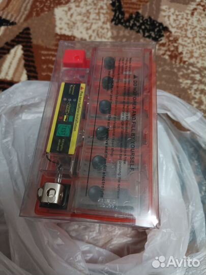 Гелевый мото аккумулятор с индикатором AGM 12В 7Ач