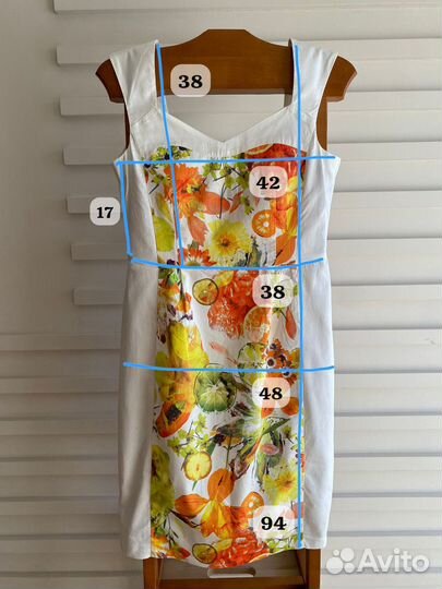 Новое Платье хлопок эластан р 40