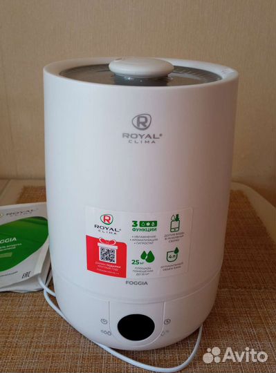 Увлажнитель воздуха Royal clima Foggia