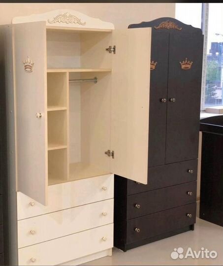 Шкаф детский двухсекционный