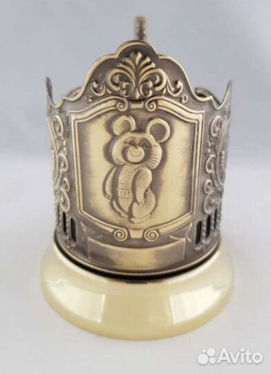 Подстаканник латунный 