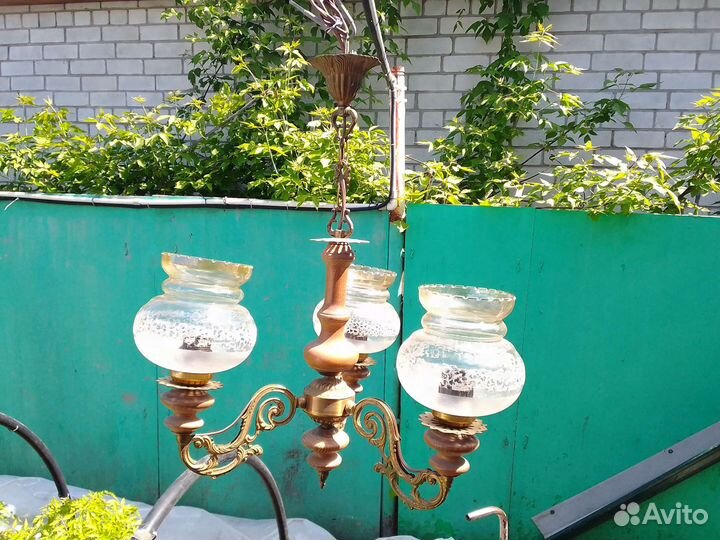 Люстра потолочная бу