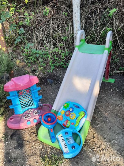 Детская горка пластиковая