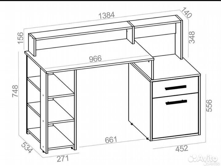 Компьютерный стол Лайф Новый Со Склада