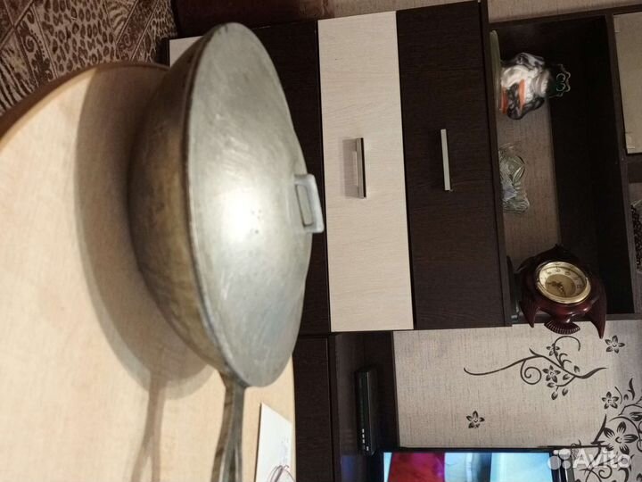 Чугунная сковорода СССР бу