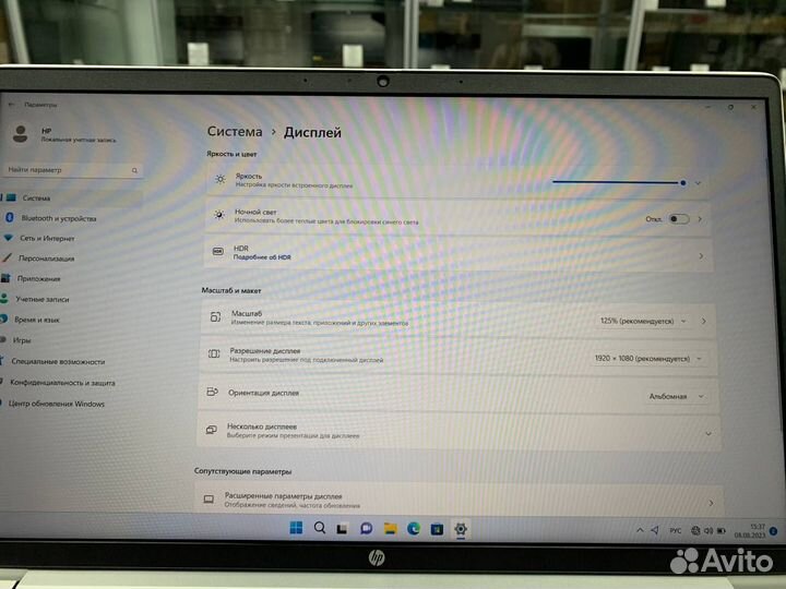 Ноутбук HP ProBook Core i3-11/ Ram 8Gb/ SSD