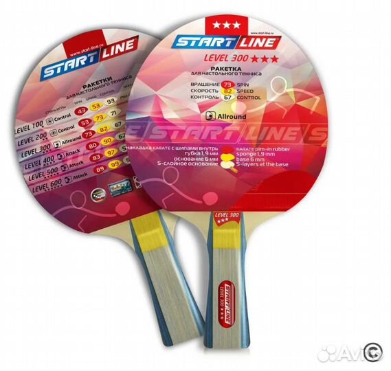 Теннисная ракетка Start line Level 300 New (кониче