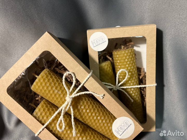 Подарок на 8 марта / набор свечей из 2 штук