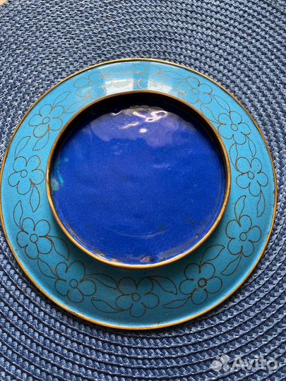 Эмаль клуазоне Китайская тарелка