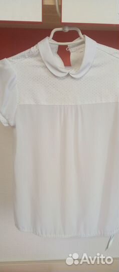 Блузка белая