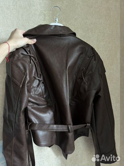 Куртка женская под кожу