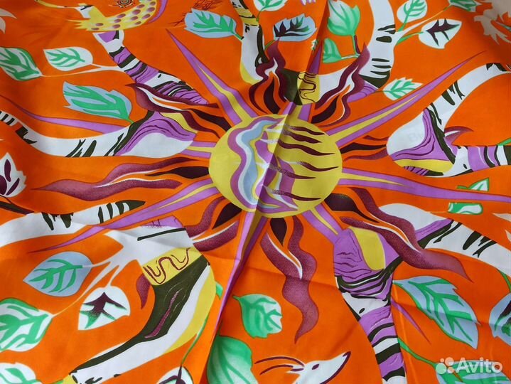 Платок Шелковый Christian Dior ручная подшивка