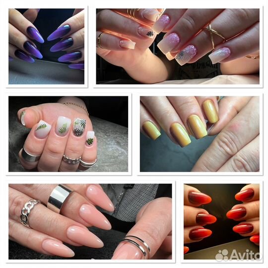 Маникюр, Наращивание,коррекция ноготков