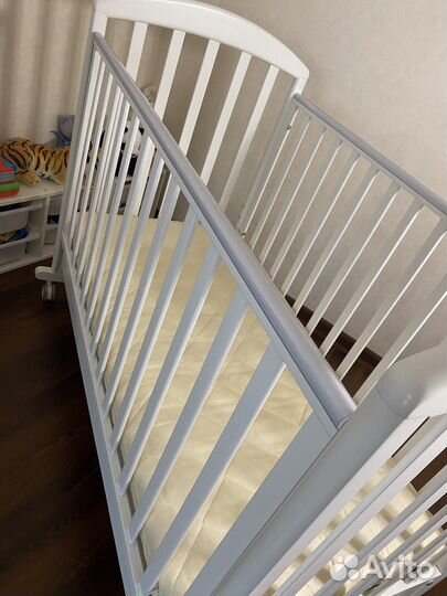 Детская кровать papaloni с ортопедическим матрасом