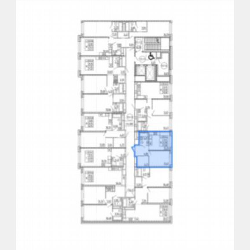 1-к. квартира, 37,8 м², 4/9 эт.