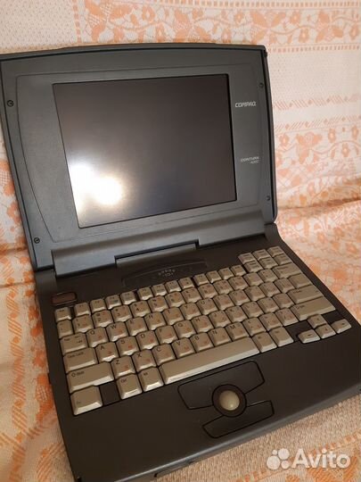 Ретро ноутбук compaq