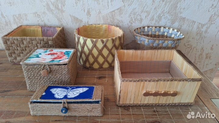 Корзинка для хранения ручной работы