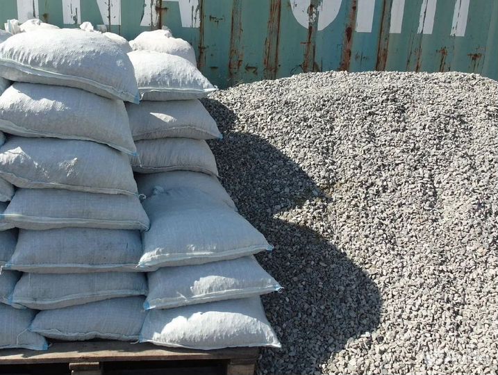 Щебень гравийный доставка от 20 мешков