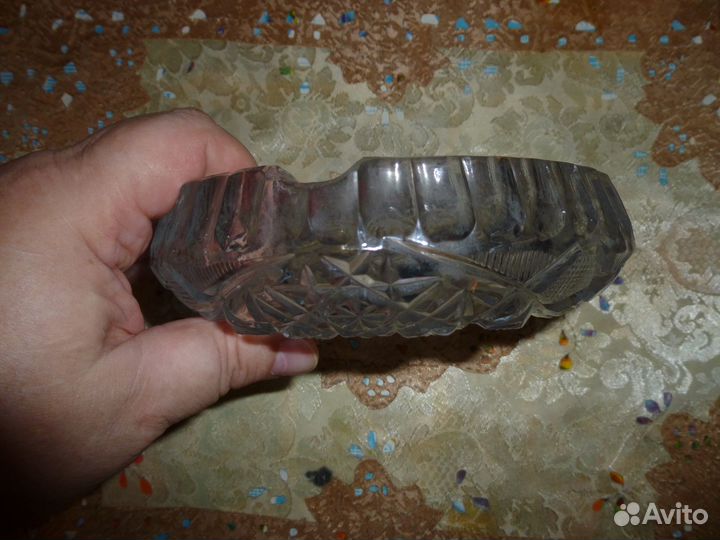 Хрустальная пепельница