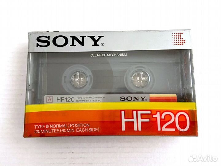 Аудиокассета кассета Sony HF 120 - Normal - 1985 г