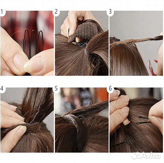 Накладной хвост шиньон