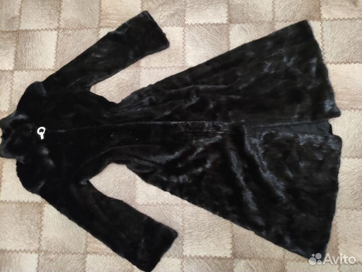 Шуба норковая с воротником 42 44 46 в пол