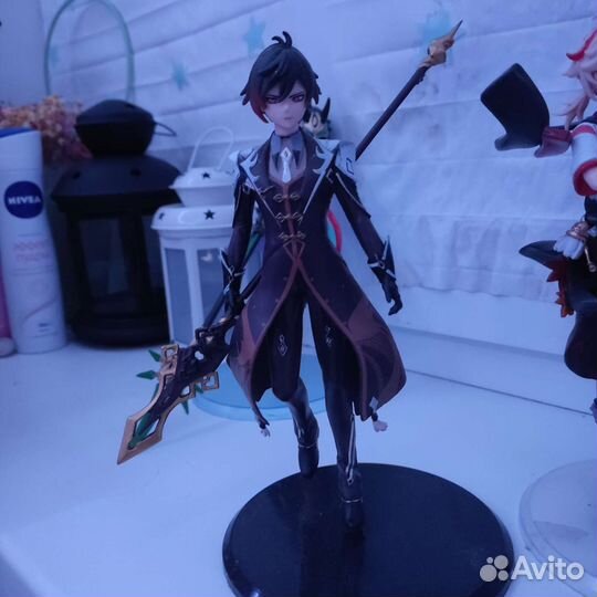 Аниме фигурки геншин импакт. Чжун Ли, Сяо, Кадзуха