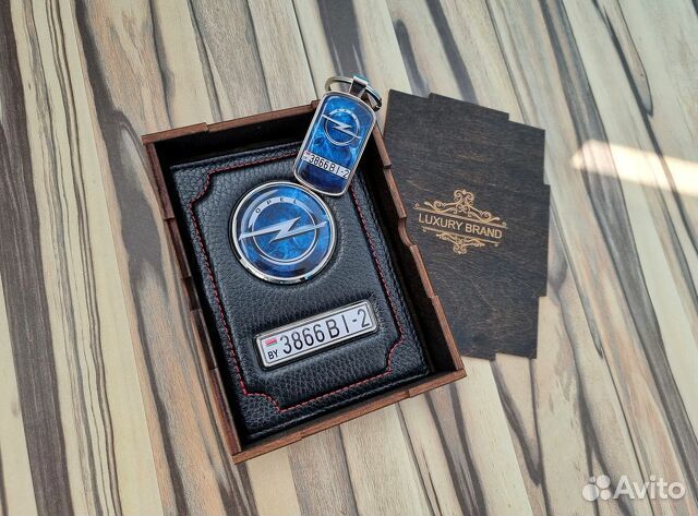 Обложка для автодокументов с лого и номером