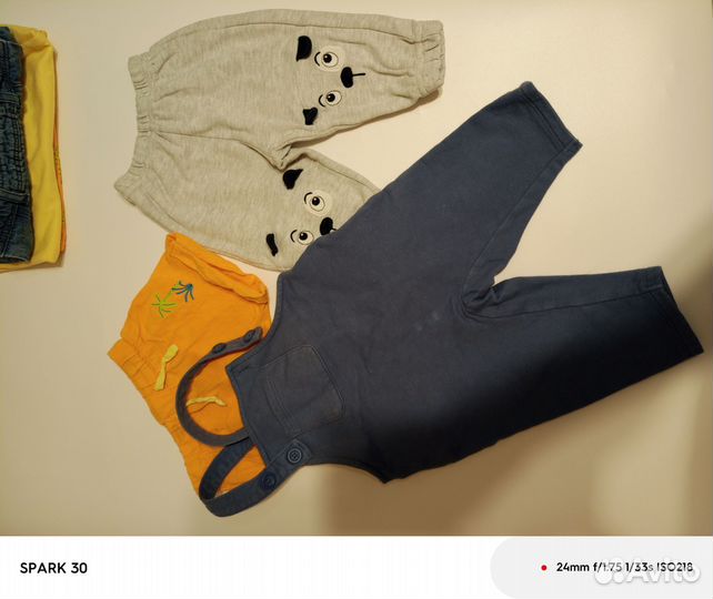 Пакет вещей на мальчика 62/68/74 бу