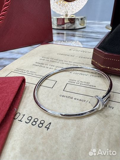 Браслет cartier гвоздь juste un clou бриллианты