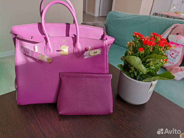 Сумка hermes birkin 35 anemone