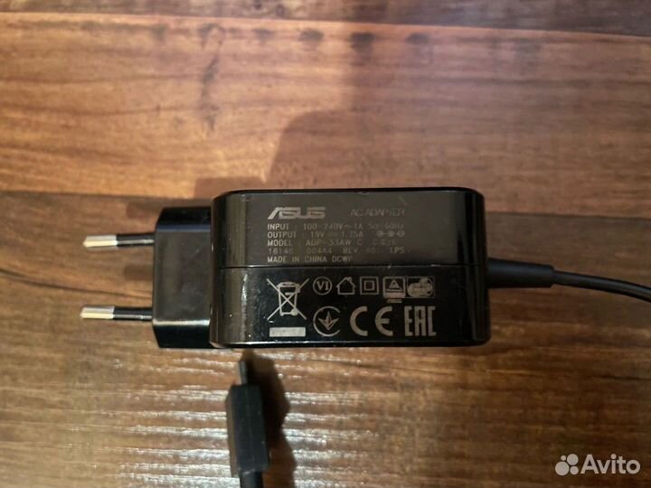 Блок питания для ноутбука Asus 19v 1.75A