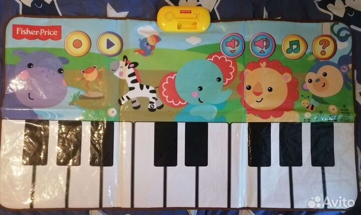 Музыкальный коврик фишер прайс