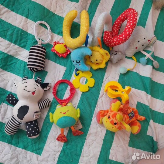 Игрушки погремушки пакетом