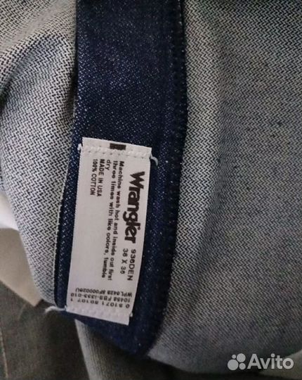 Wrangler 936 DEN 90' Made in USA 38(39)x36