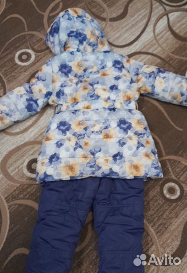 Зимний костюм для девочки 98 104