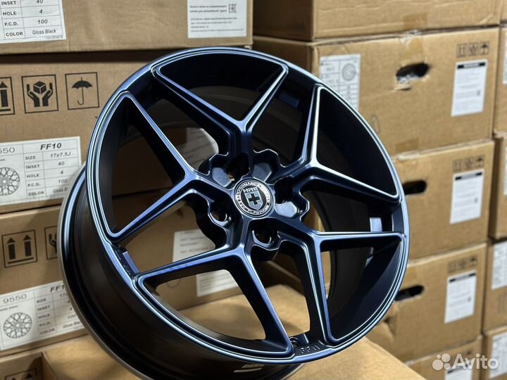 R17 4x100 HRE FF11 Purple