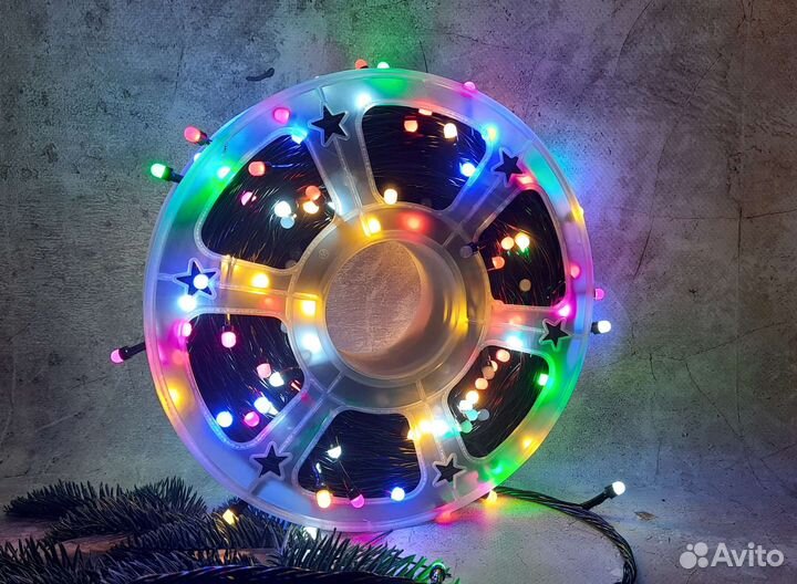 Гирлянда уличная нить 40м (катушка)