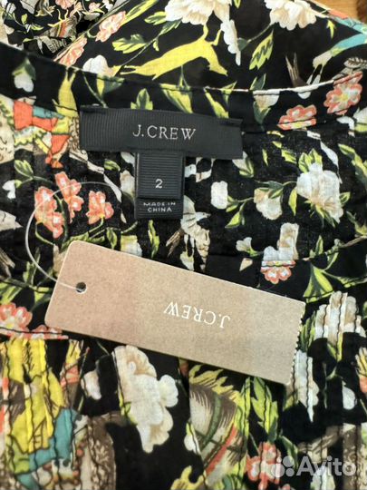 Винтажная богемная рубашка от J Crew S