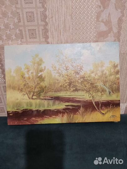 Картина маслом на холсте пейзаж
