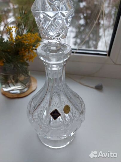 Графин Чехия хрустальный для водки