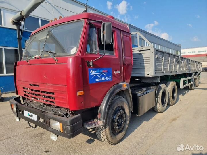 КамАЗ 54115 с полуприцепом, 1985