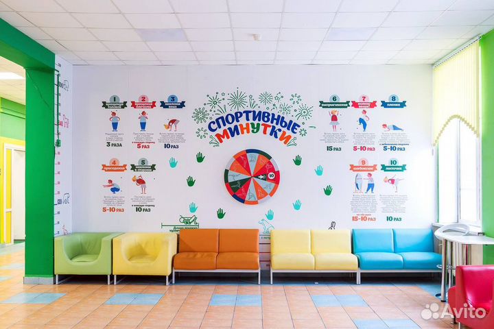 Цифровая роспись стен, печать на холсте