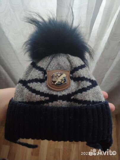 Шапка для мальчика 48 зимняя