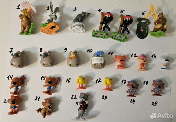 Игрушки из киндер сюрприза