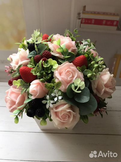 Цветы из мыла