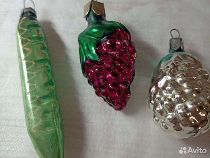 Винтажные ёлочные игрушки СССР