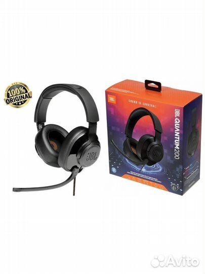 Проводные наушники JBL quantum 200 черный