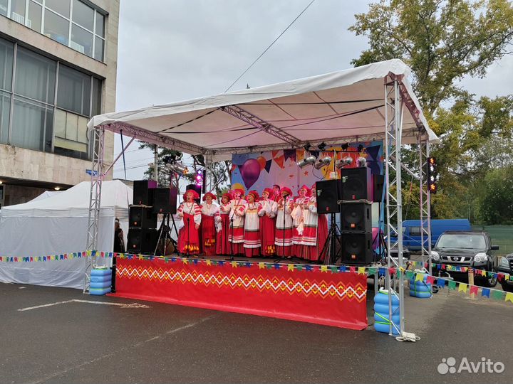 Сцены, подиумы, свет, звук в аренду с доставкой