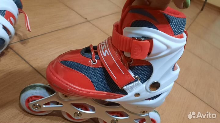 Продам роллики детские, раздвижные с защитой